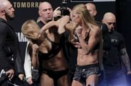 Ronda Rousey: Came off worse at the weigh-in and her UFC 193 title fight